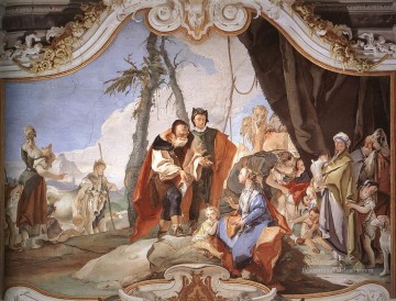 Palazzo Patriarcale Rachel cachant les idoles de son père Laban Giovanni Battista Tiepolo Peinture à l'huile